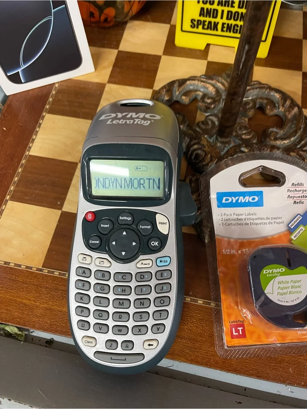 Dymo LetraTag 100H handheld label maker